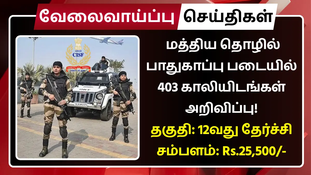 CISF Recruitment 2025