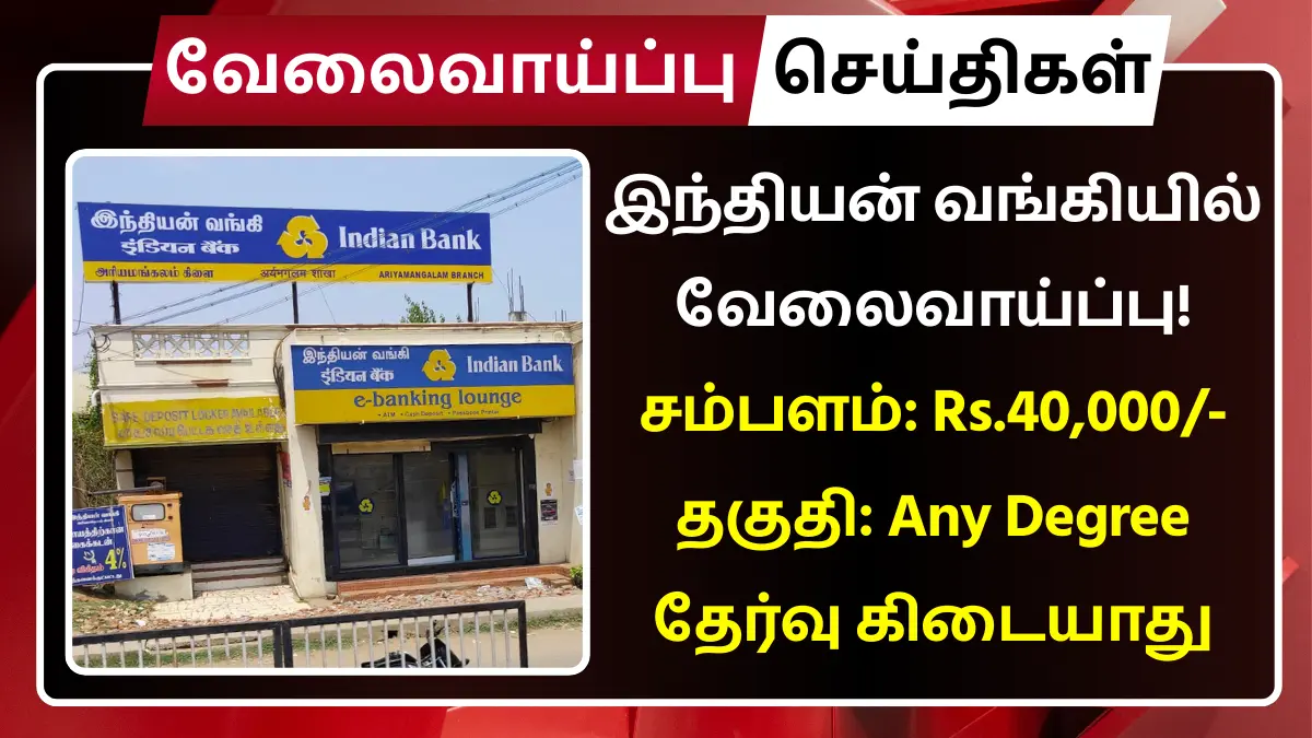 Indian Bank Recruitment 2025