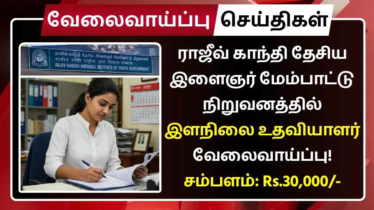 RGNIYD Recruitment 2025