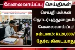 TN DIPR Recruitment 2025