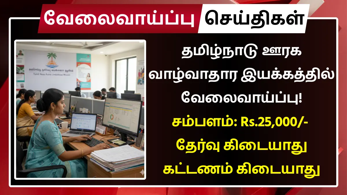 TNSRLM Tirunelveli Recruitment 2025