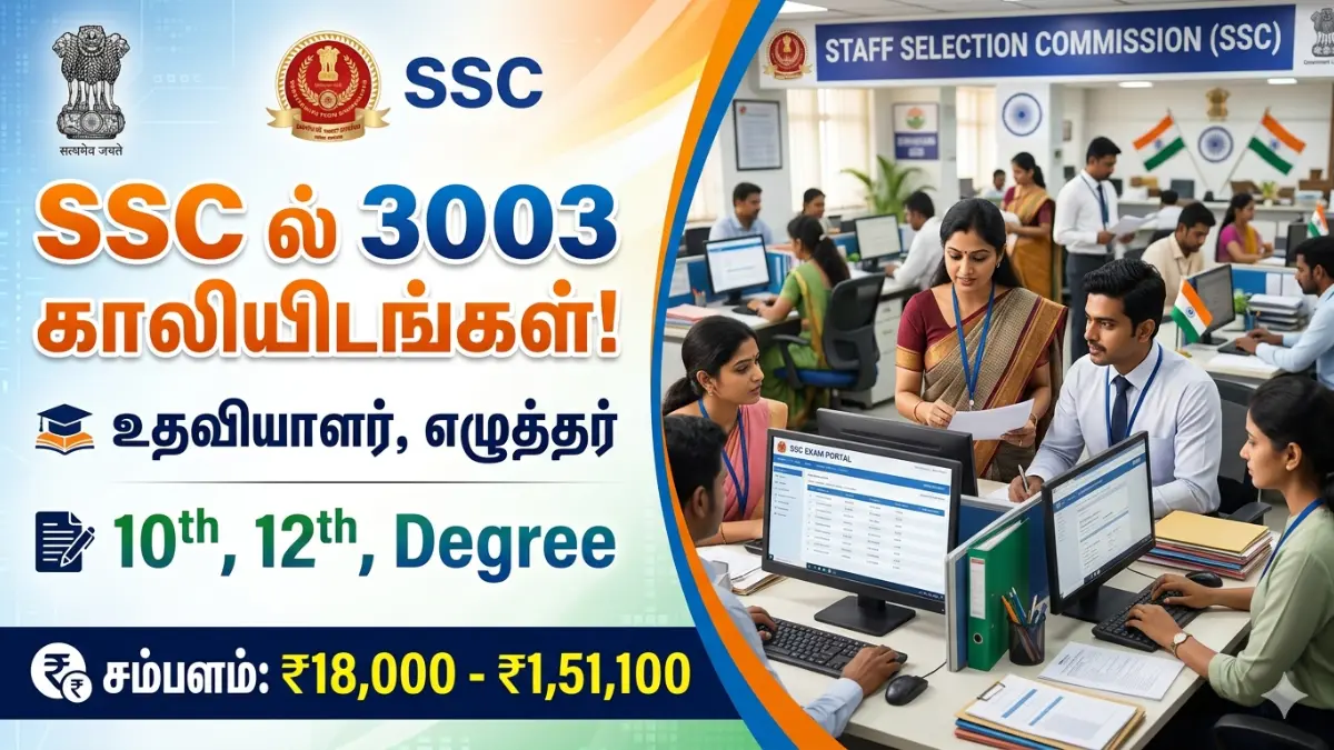 SSC Recruitment 2026