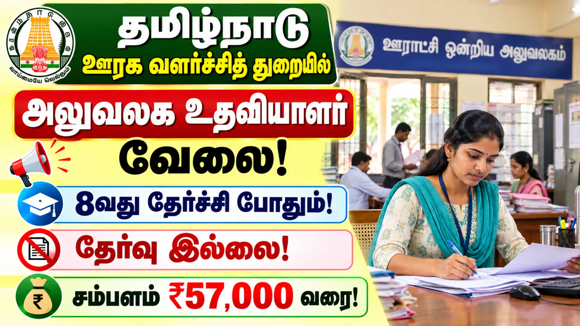 Kanniyakumari TNRD Recruitment 2026